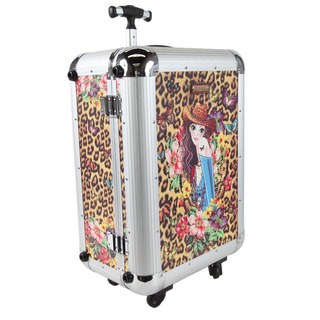 Nicole Lee Priscilla Cowgirl Aluminium 21-inch Hardside Carry-on Spinner Upright