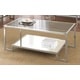 Cordele Chrome and Glass Coffee Table by Greyson Living - Thumbnail 0
