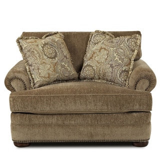 Made to Order Tally Portabella Brown Welted-cushion Armchair