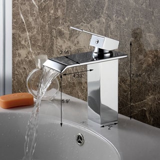Elite 8815 Single-lever Waterfall Bathroom Sink Faucet