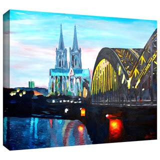 ArtWall Martina and Markus Bleichner "Cologne" Gallery-wrapped Canvas Art