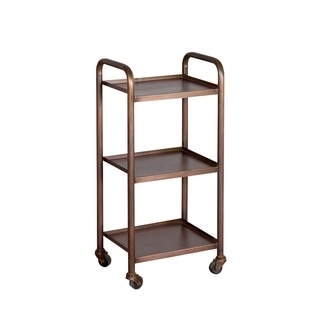 Industrial Copper Utility Cart