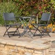 Christopher Knight Home El Paso Outdoor 3-piece Multi-brown Folding Set