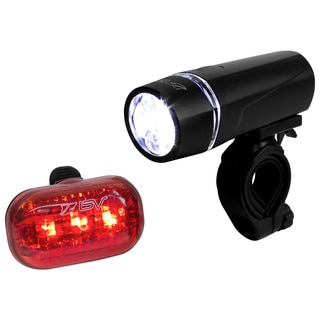 BV Quick-Release Bike Light Set, Super Bright 5 LED Headlight and 3 LED Rear Taillight