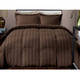 Hotel Grand Damask Stripe 800 Thread Count Cotton Rich Down Alternative Comforter - Thumbnail 3