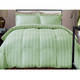 Hotel Grand Damask Stripe 800 Thread Count Cotton Rich Down Alternative Comforter - Thumbnail 5