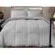 Hotel Grand Damask Stripe 800 Thread Count Cotton Rich Down Alternative Comforter - Thumbnail 2