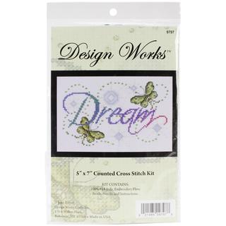 Dream Counted Cross Stitch Kit - 5 X7 14 Count