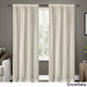 ATI Home Belgian Textured Rod Pocket Curtain Panel Pair