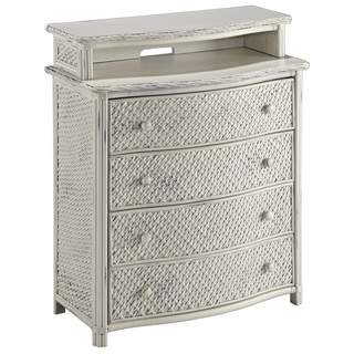 Home Styles Marco Island Media Chest White Finish