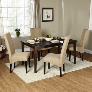 Simple Living 5-piece Brentwood Parson Dining Set