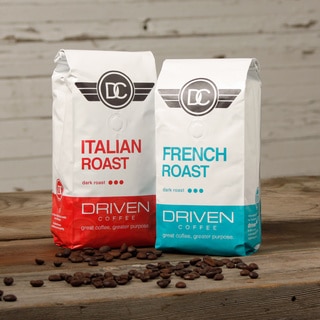 Driven Coffee Dark Roast Ground Coffee Duo (Donating 10 Percent of Sales)