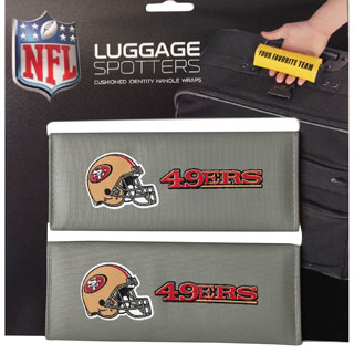 NFL San Francisco 49ERS Original Patented Luggage Spotter (Set of 2)