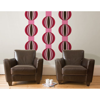 Wall Pops Loopy Pink Sticker Decals (Pack of 14)