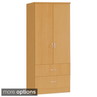 Compressed Wood 2-door Wardrobe