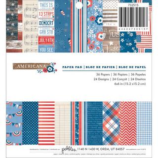 Americana Paper Pad 6 X6 36/Sheets -