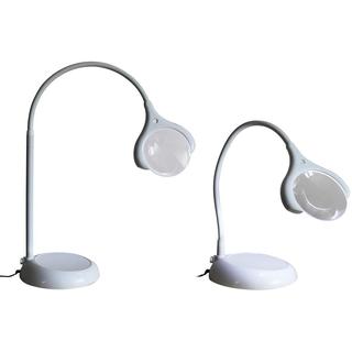 Daylight MAGnificent Floor/Table LED Magnifying Lamp - White