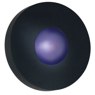 Dalya Large Round 1-light Black Sconce/ Flush Mount