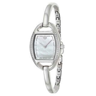 Movado Women's 'Miri' Diamond Accent Stainless Steel Swiss Quartz Watch