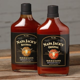 Napa Jack's Bourbon/Original BAR-B-Q Sauce (Pack of 2)