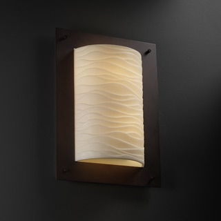 Justice Design Group Porcelina Framed 2-light Wall Sconce