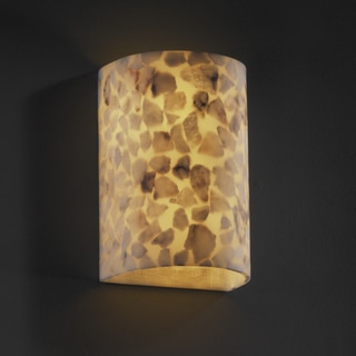 Justice Design Group Alabaster Rocks! 2-light Small Wall Sconce