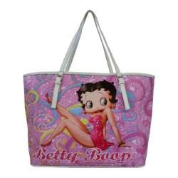 Women's Betty Boop Signature Product Betty Boop Handbag BP2084 White
