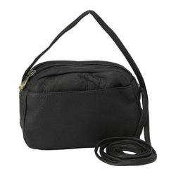 Women's David King Leather 517 Top Zip Mini Bag Black