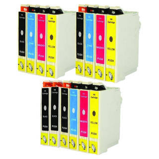 Replacement Epson 60 T060 T060120 T060220 T060320 T060420 Compatible Ink Cartridge (Pack Of 14 :5K/3C/3M/3Y)