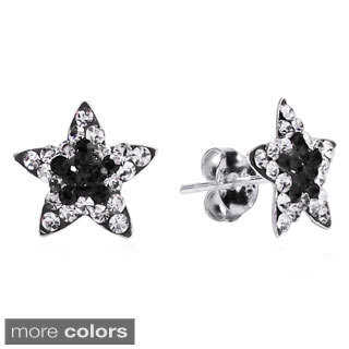 Twinkling Star Cubic Zirconia .925 Silver Stud Earrings (Thailand)