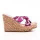 Nvy Angels Women's Tie Dye Slip-On Wedge Platform Sandals - Thumbnail 4