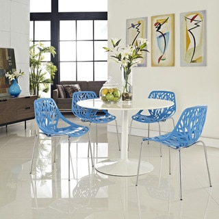 Stencil Blue Dining Side Chair (Set of 4)