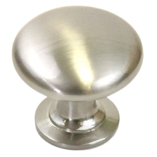1-1/4 inch Round Circular Design Stainless Steel Finish Cabinet and Drawer Knobs Handles (Case of 15)