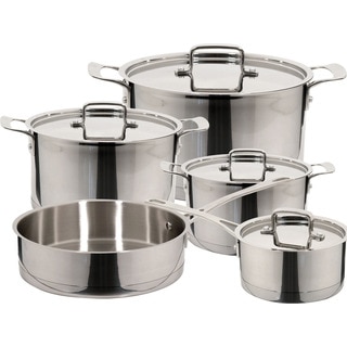 Magefesa 'Inoxia' 9-piece Stainless Steel Cookware Set