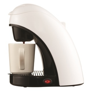 Brentwood TS-112W White Single Cup Coffee Maker