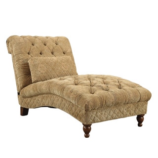 Coaster Company Golden Toned Accent Chaise