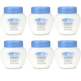 Pond's Dry Skin Cream The Caring Classic 10.1-ounce Rich Hydrating Skin Cream (Pack of 6)