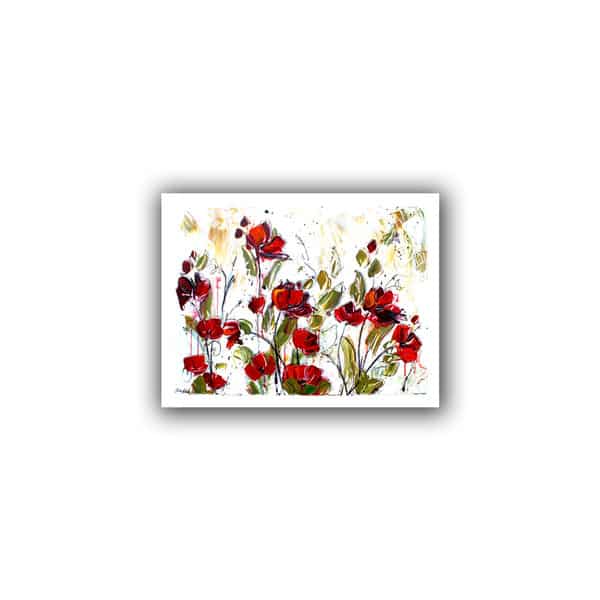 ArtWall Jolina Anthony 'Floral' Unwrapped Canvas - Multi