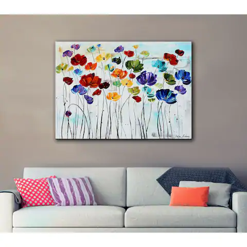 ArtWall Jolina Anthony Lilies Gallery Wrapped Canvas