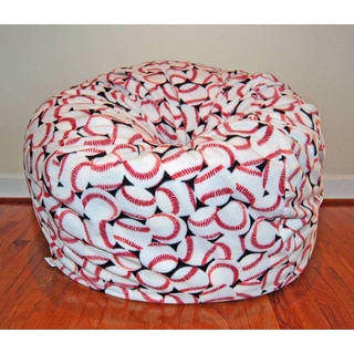 Anti-pill Fleece Washable Baseball 36-inch Bean Bag Chair
