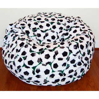 Soccer Anti-Pill Fleece Washable Bean Bag Chair