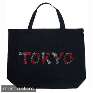 LA Pop Art Tokyo Cities Shopping Tote Bag