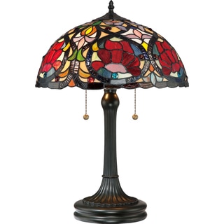 Quoizel Larissa with Vintage Bronze Finish Table Lamp