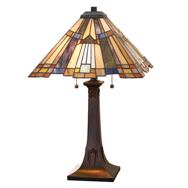 Quoizel Inglenook with Valiant Bronze Finish Table Lamp