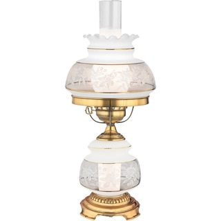 Quoizel Satin Lace 2-light French Gold Table Lamp
