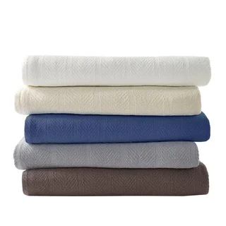Link to Eddie Bauer Herringbone Cotton Blanket Similar Items in Blankets & Throws