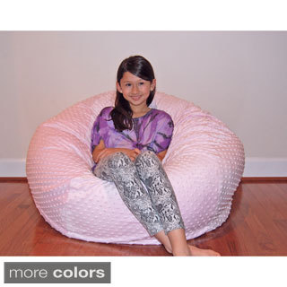 Cuddle Bubble 36-inch Minky Soft Bean Bag Chair