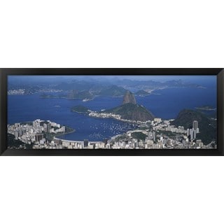 'Rio De Janeiro, Brazil' Framed Panoramic Photo