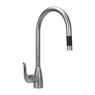 Boann 'Chloe' Stainless Steel Pull-out Kitchen Faucet