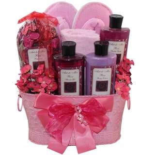 Art of Appreciation Perfectly Pampered Pink Spa Bath and Body Gift Basket